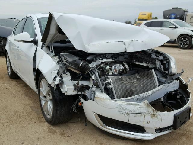 2G4GN5EX7F9190991 - 2015 BUICK REGAL PREM WHITE photo 1