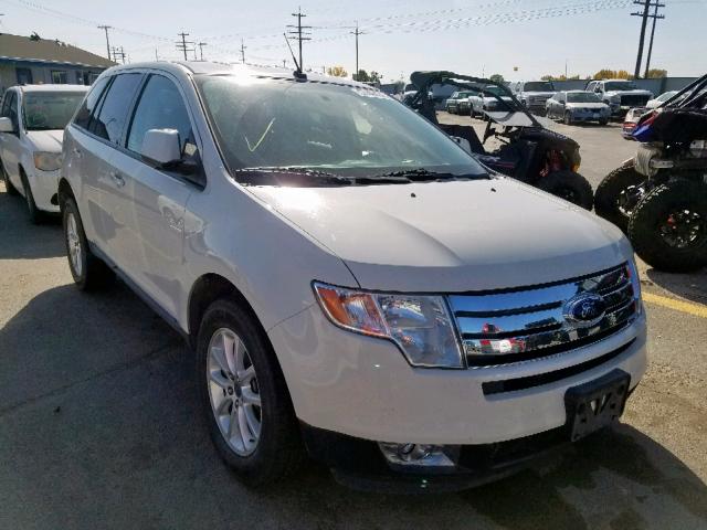 2FMDK4JCXABB59289 - 2010 FORD EDGE SEL WHITE photo 1