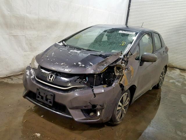 3HGGK5H80FM747024 - 2015 HONDA FIT EX CHARCOAL photo 2