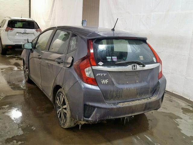 3HGGK5H80FM747024 - 2015 HONDA FIT EX CHARCOAL photo 3