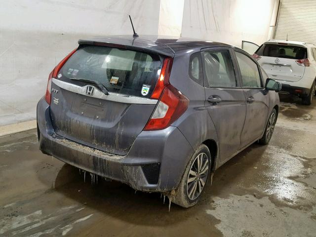 3HGGK5H80FM747024 - 2015 HONDA FIT EX CHARCOAL photo 4