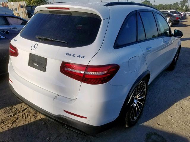 WDC0G6EB3JF466765 - 2018 MERCEDES-BENZ GLC 43 4MA WHITE photo 4