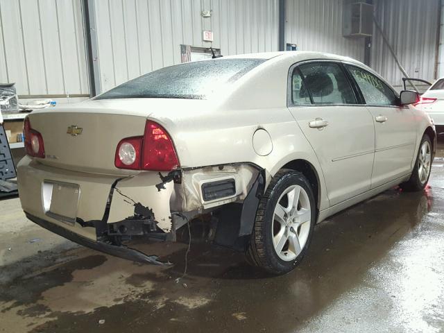 1G1ZB5EB6AF133927 - 2010 CHEVROLET MALIBU LS 奶油色 照片 4