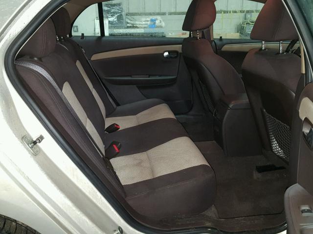 1G1ZB5EB6AF133927 - 2010 CHEVROLET MALIBU LS 奶油色 照片 6