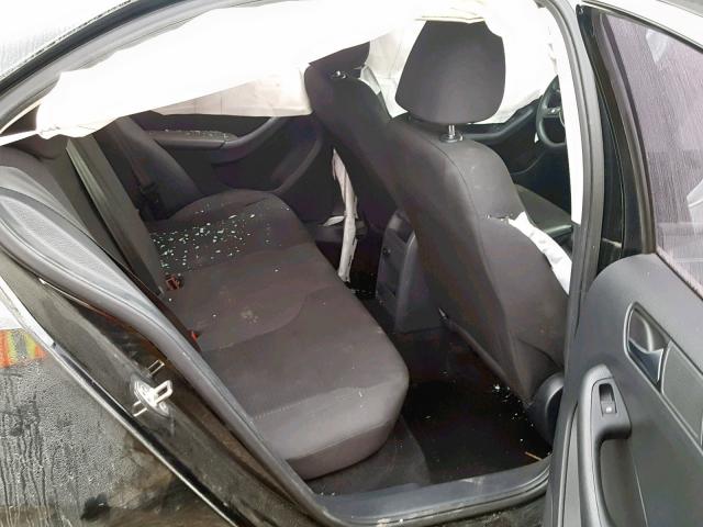 3VW2K7AJXFM280824 - 2015 VOLKSWAGEN JETTA BASE Սև լուսանկար 6