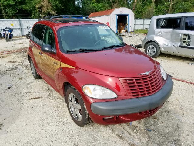 3C8FY68B12T296761 - 2002 CHRYSLER PT CRUISER RED photo 1