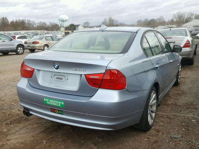 WBAPH5C59BA441311 - 2011 BMW 328 I SULE BLUE photo 4