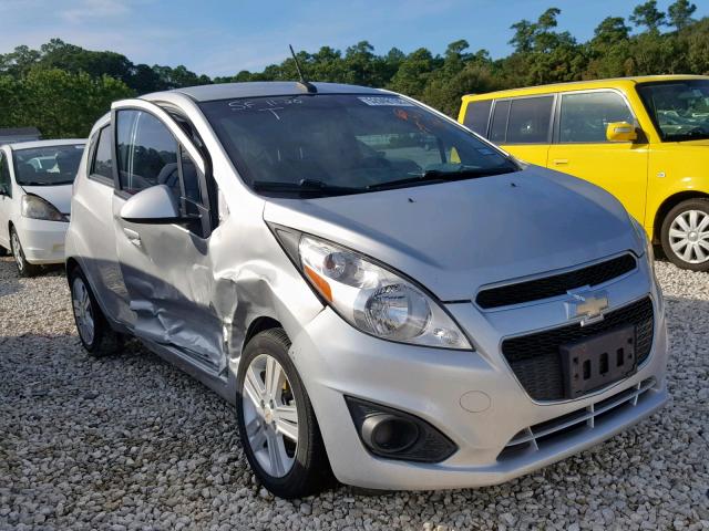 KL8CB6S97EC541518 - 2014 CHEVROLET SPARK LS SILVER photo 1