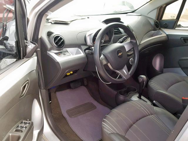 KL8CB6S97EC541518 - 2014 CHEVROLET SPARK LS SILVER photo 9