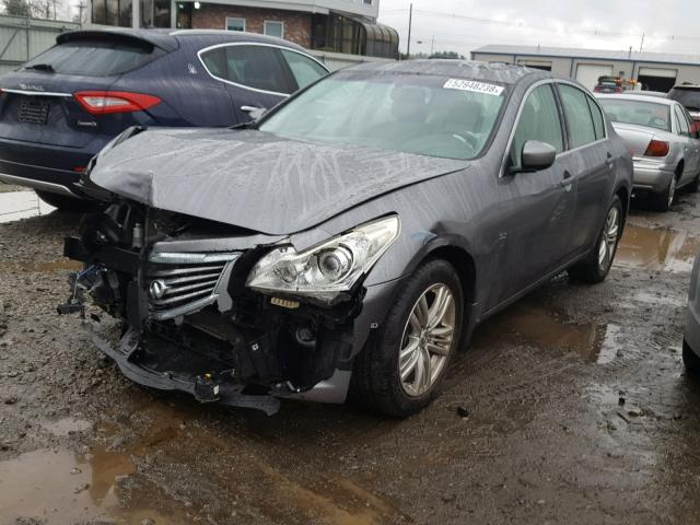 JN1CV6AR5AM456216 - 2010 INFINITI G37 GRAY photo 2