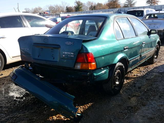 JT2BC52L4V0251317 - 1997 TOYOTA TERCEL CE GREEN photo 4