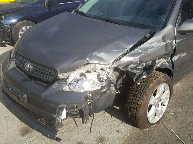 2T1KR30E35C450413 - 2005 TOYOTA COROLLA MA GRAY photo 9