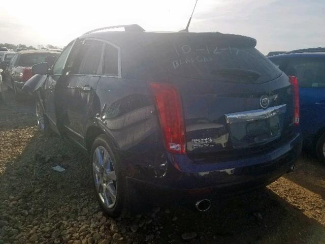 3GYFNJE68BS509984 - 2011 CADILLAC SRX PERFOR BLUE photo 3