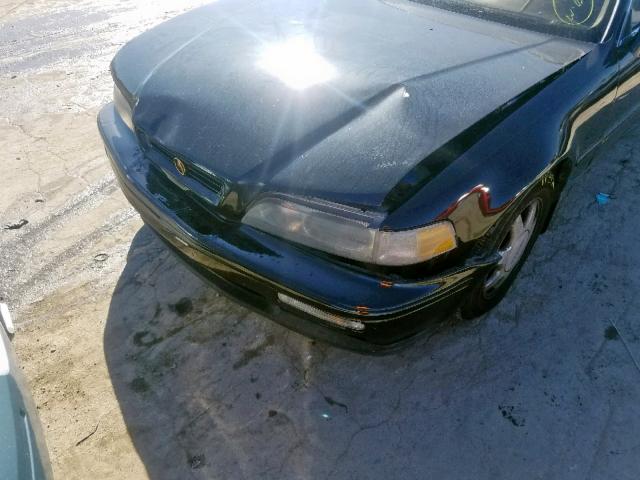 JH4KA8278MC005657 - 1991 ACURA LEGEND LS BLACK photo 9