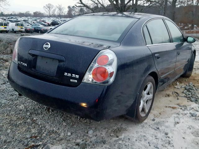 1N4BL11D46N347890 - 2006 NISSAN ALTIMA SE BLUE photo 4