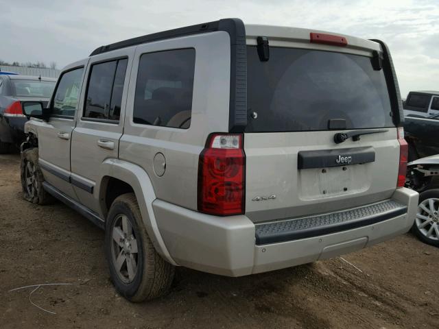 1J8HG48K37C669375 - 2007 JEEP COMMANDER BEIGE photo 3