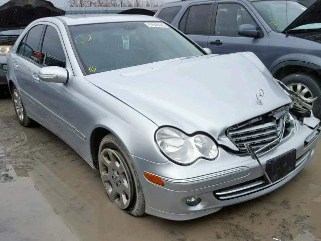 WDBRF87J06F773445 - 2006 MERCEDES-BENZ C 350 4MAT SILVER photo 1