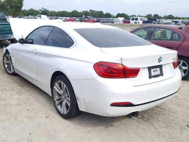 WBA4W3C52JAC97146 - 2018 BMW 430I WHITE photo 3