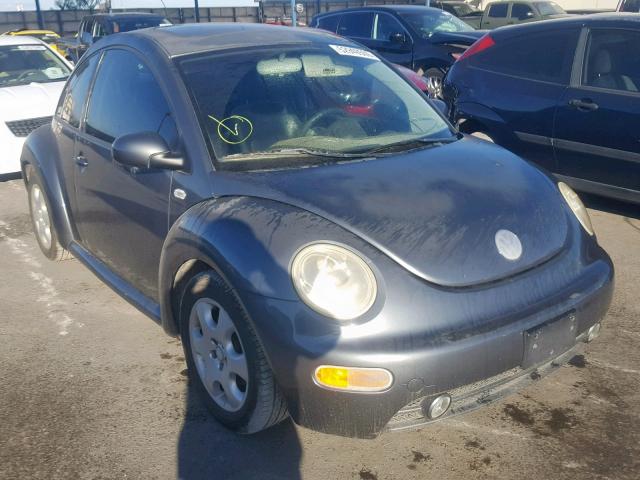 3VWCP21C23M413890 - 2003 VOLKSWAGEN NEW BEETLE ნაცრისფერი ფოტო 1