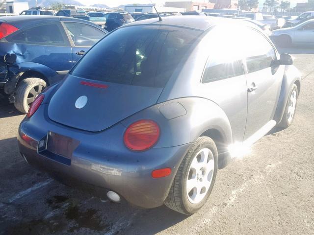 3VWCP21C23M413890 - 2003 VOLKSWAGEN NEW BEETLE ნაცრისფერი ფოტო 4
