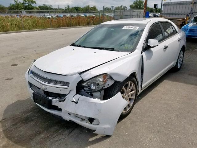 1G1ZE5EU9CF367278 - 2012 CHEVROLET MALIBU LTZ თეთრი ფოტო 2