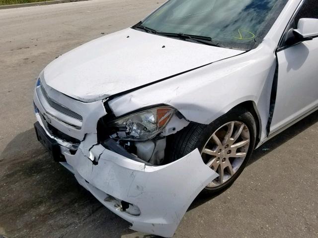 1G1ZE5EU9CF367278 - 2012 CHEVROLET MALIBU LTZ თეთრი ფოტო 9