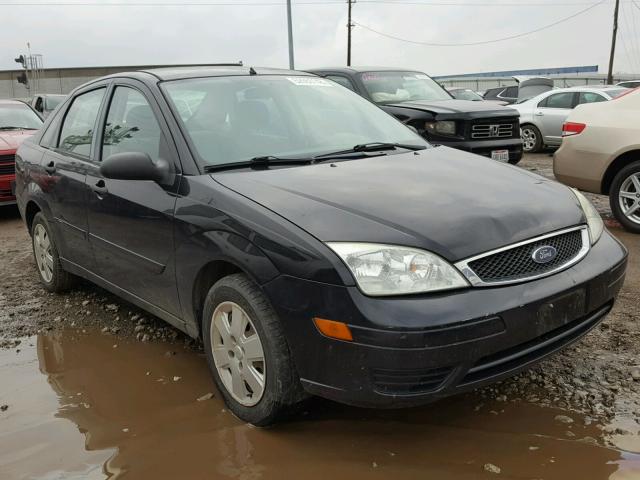 1FAFP34N27W333603 - 2007 FORD FOCUS ZX4 BLACK photo 1