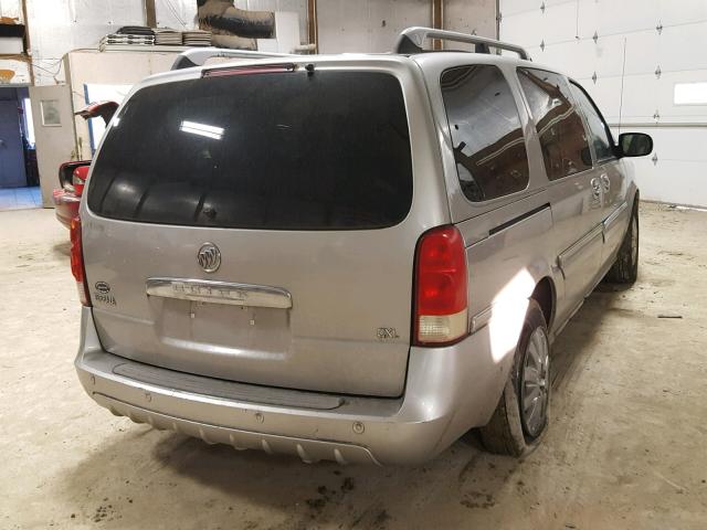 5GADV33L25D210966 - 2005 BUICK TERRAZA CX SILVER photo 4