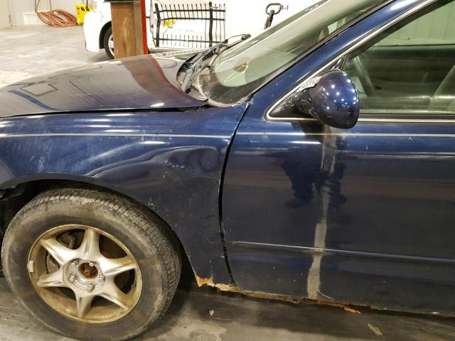 1G3NL12T9YC433336 - 2000 OLDSMOBILE ALERO GL BLUE photo 9