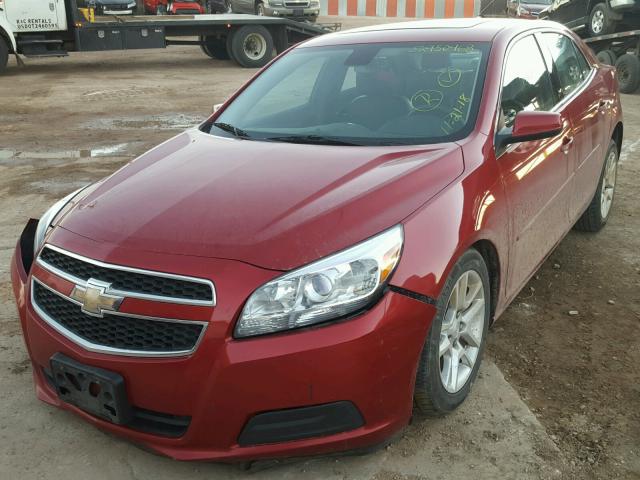 1G11D5SR1DF168372 - 2013 CHEVROLET MALIBU 1LT MAROON photo 2