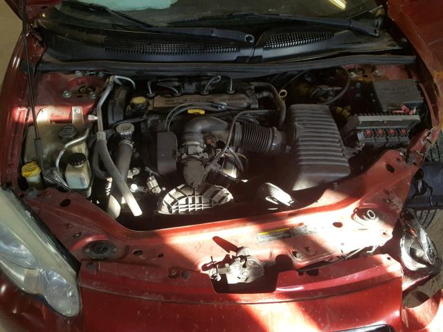 1C3EL46X34N360904 - 2004 CHRYSLER SEBRING LX RED photo 7