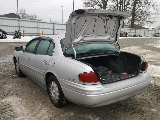 1G4HR54K42U165428 - 2002 BUICK LESABRE LI SILVER photo 3