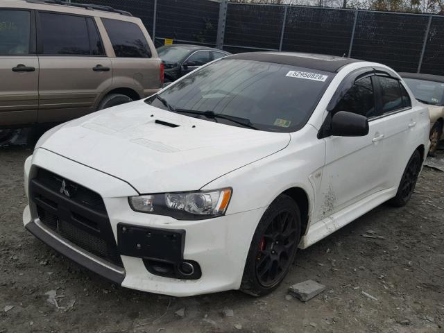 JA32W5FV4CU030900 - 2012 MITSUBISHI LANCER EVO WHITE photo 1