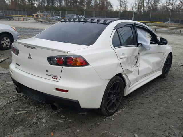 JA32W5FV4CU030900 - 2012 MITSUBISHI LANCER EVO WHITE photo 4