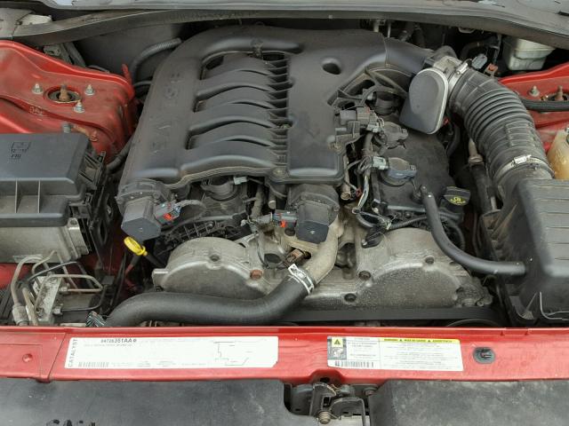 2D4FV47V37H793467 - 2007 DODGE MAGNUM SXT RED photo 7