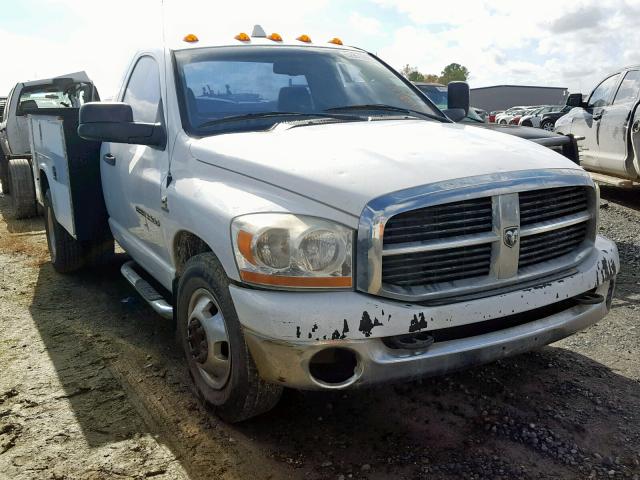 3D2WL46C26G269644 - 2006 DODGE RAM 3500 S WHITE photo 1