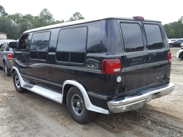 2D6WB11Y03K519903 - 2003 DODGE RAM VAN B1 BLACK photo 3