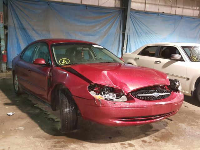 1FAFP55UX2A124813 - 2002 FORD TAURUS SES RED photo 1