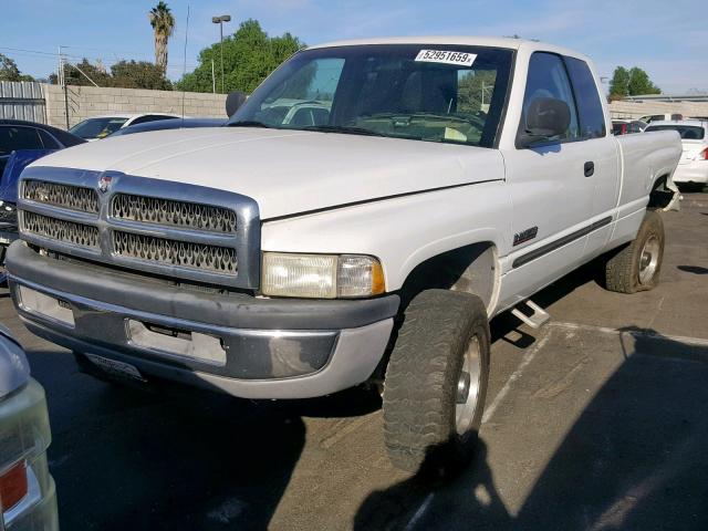 3B7KF236X1G740994 - 2001 DODGE RAM 2500 WHITE photo 2