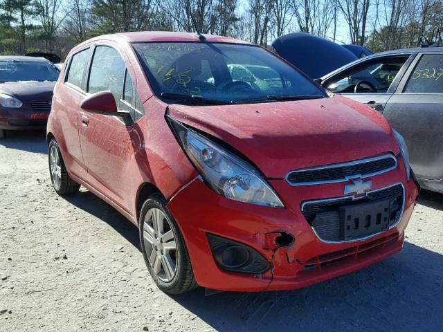 KL8CB6S98EC473813 - 2014 CHEVROLET SPARK LS RED photo 1