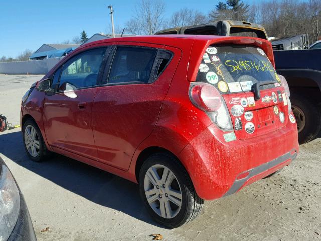 KL8CB6S98EC473813 - 2014 CHEVROLET SPARK LS RED photo 3