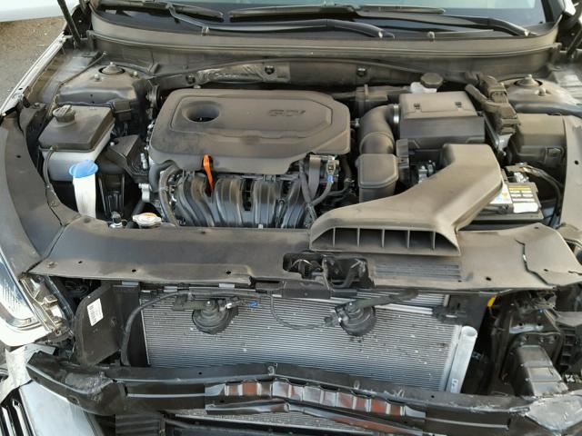 5NPE34AF3JH657791 - 2018 HYUNDAI SONATA SPO CHARCOAL photo 7