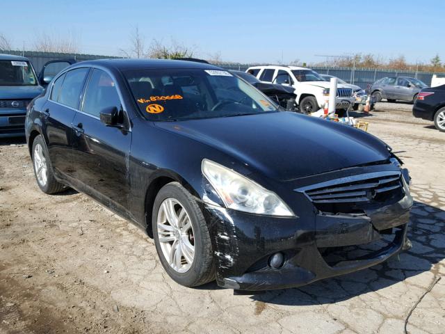 JN1DV6AP9BM830668 - 2011 INFINITI G25 BASE BLACK photo 1