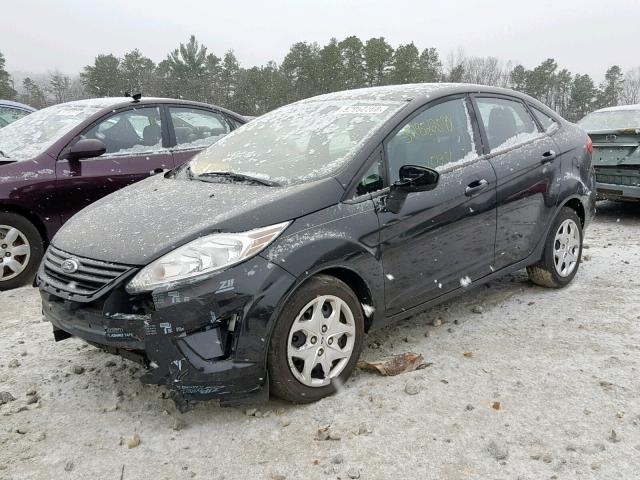 3FADP4AJ7DM148957 - 2013 FORD FIESTA S BLACK photo 2