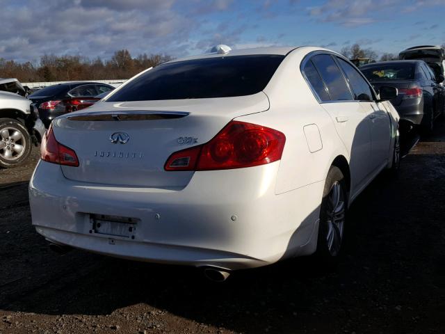 JN1CV6AR1BM352923 - 2011 INFINITI G37 WHITE photo 4