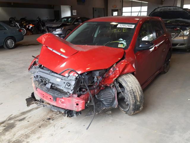 JM1BL1L39D1710302 - 2013 MAZDA SPEED 3 RED photo 2