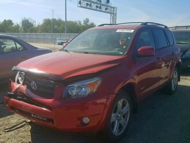 JTMBD32V886075058 - 2008 TOYOTA RAV4 SPORT RED photo 2