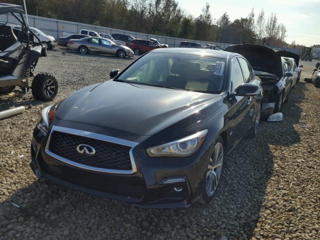 JN1EV7AP7JM357619 - 2018 INFINITI Q50 LUXE BLACK photo 2