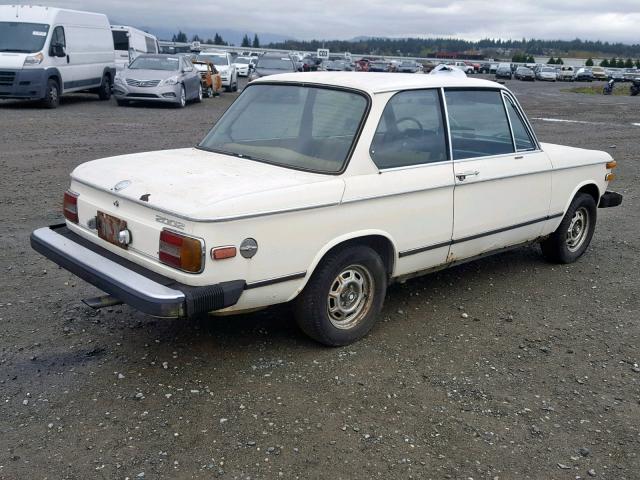 2366407 - 1975 BMW 2002 WHITE photo 4