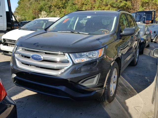 2FMPK3G96JBC53494 - 2018 FORD EDGE SE BLACK photo 2